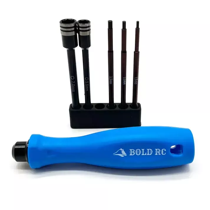 1/10th Tool Set, 1/4″ Quick Drive Hex & Nut Driver 5 Piece Set