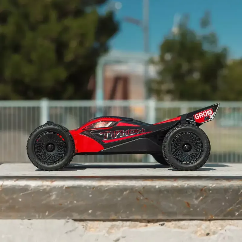1/14 Typhon GROM Brushless 4×4 Buggy Red (Includes battery and charger) : ARA2306ST1