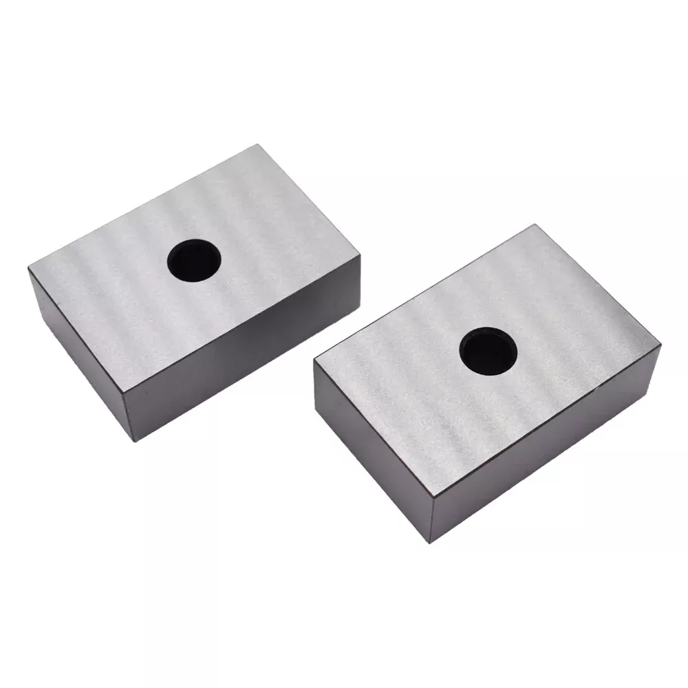 1-2-3 Blocks Single 1/2" Hole Hardened Steel RC 55-62 Matched Pair (2 Each)