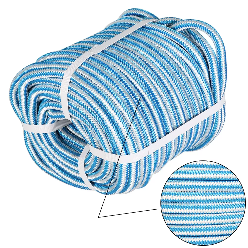 1/2" x 150' Arborist Tree Climbing Rope 16 Strand Braided Nylon Core Polyester