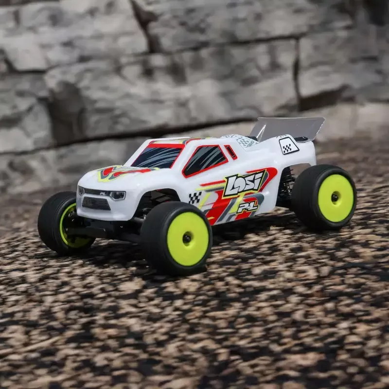 1/28 Micro-T 2WD White RTR : LOS-1392T1