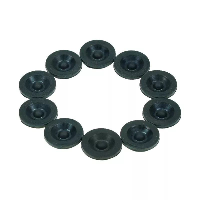 10 Pcs Black Rubber Grease Plug Hub Dust Cap TLU31-0009 085-001-SP for Dexter EZ Lube Trailer Axle
