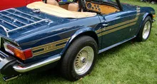 1969-1976 Triumph TR6 OEM Die Cut Side Stripe Kit