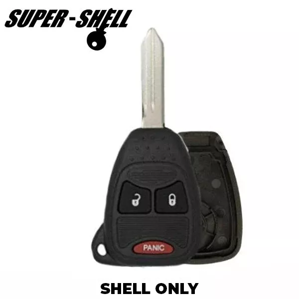 2004-2017 Chrysler / Jeep / Dodge / 3-Button Remote Head Key SHELL / Y159 / M3N5WY72XX (RHS-CHY-081)