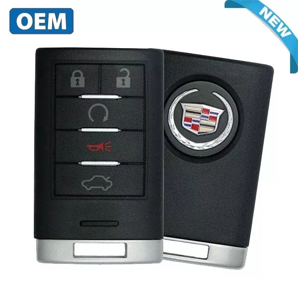 2008-2015 Cadillac CTS STS / 5-Button Smart Key / PN: 25943677 / M3N5WY7777A(OEM)