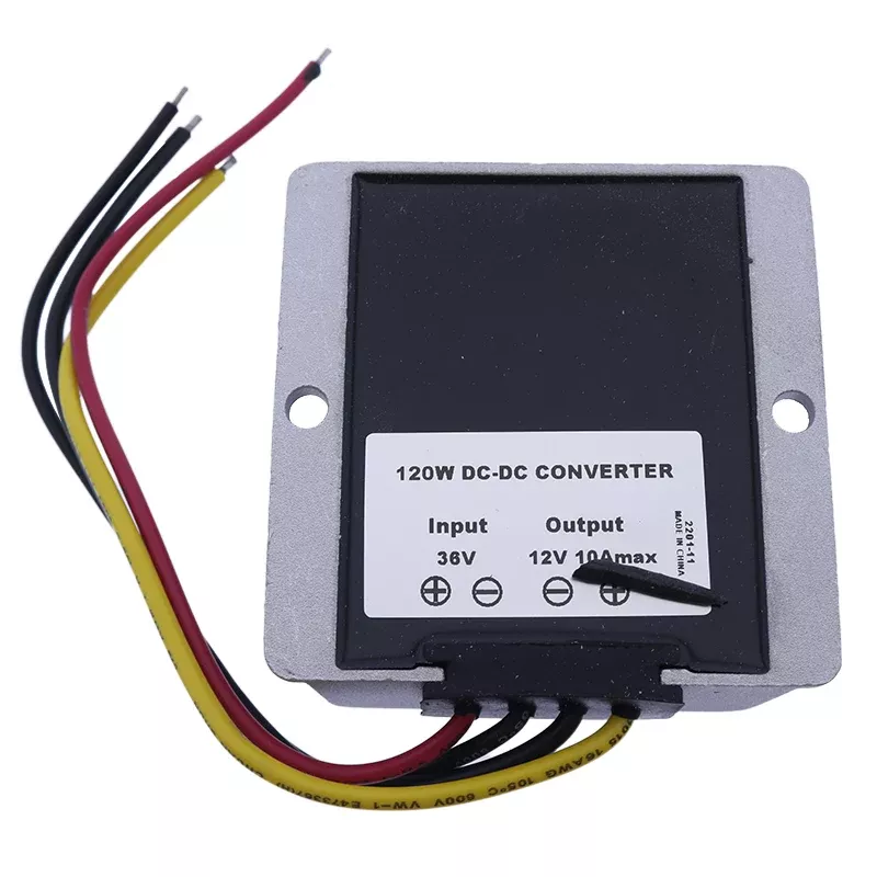 36V Step Down To 12V 10A 120W DC Converter Voltage Reducer Regulator for Golf Cart