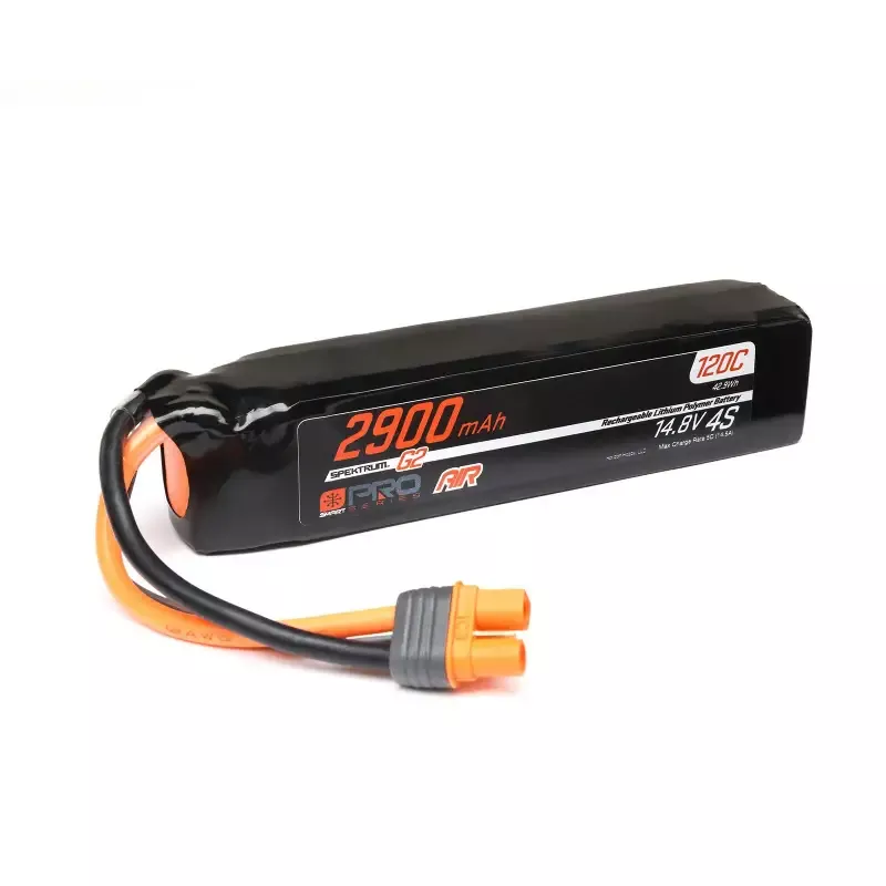 4 Cell 2900mAh 14.8V 120CSmart Pro Series G2 LiPo: IC3