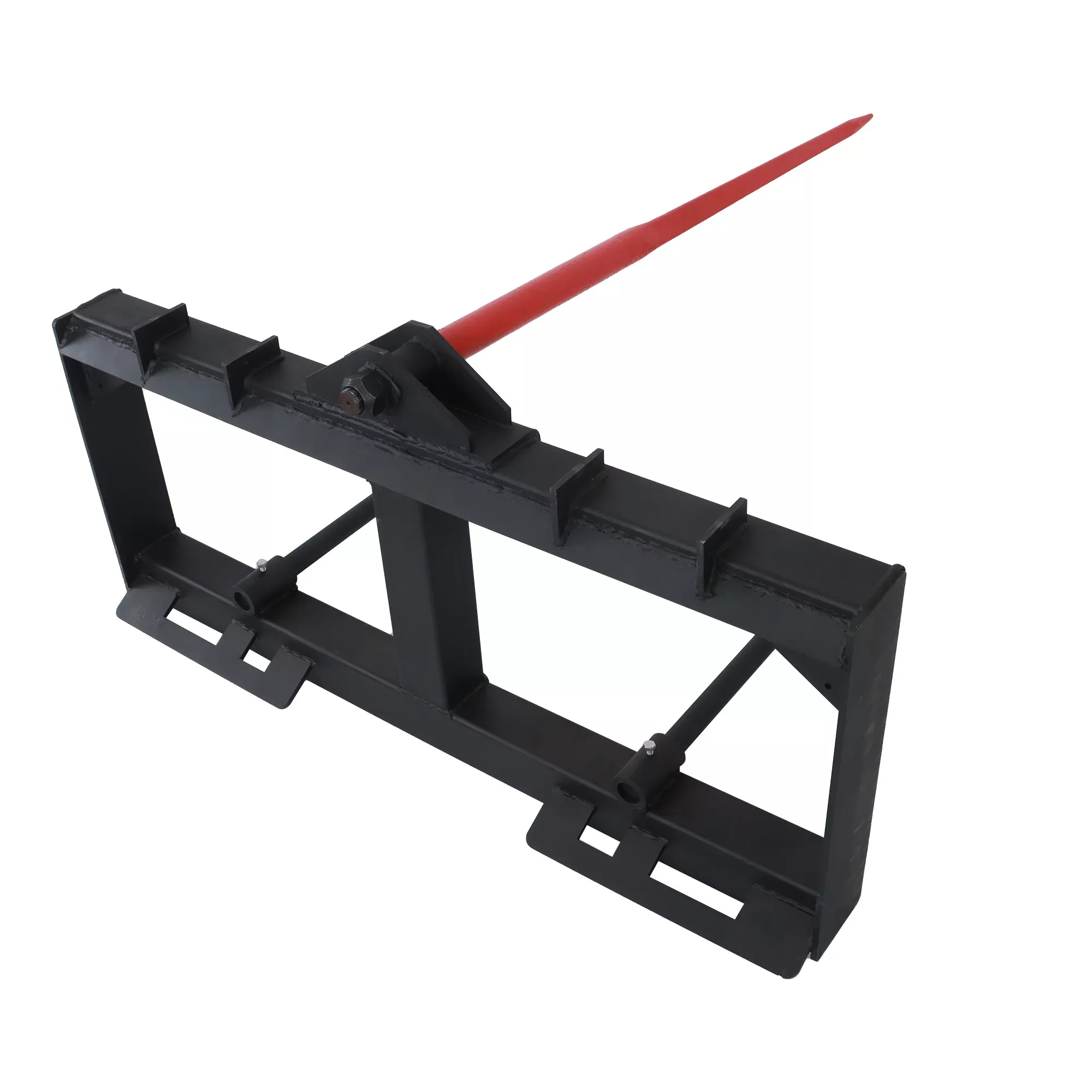 49" Tractor Hay Spear Sleeve Skid Steer Loader 3000lbs Heavy Duty Attach