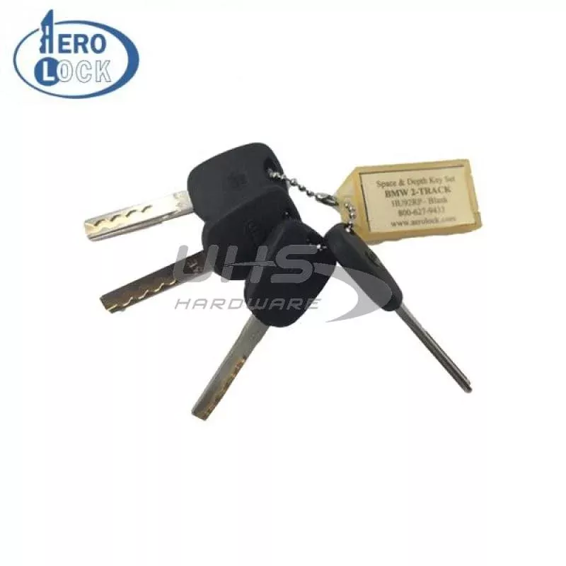 AeroLock - BMW6 - BMW Series 2 - Track Space/Depth Try-Out Key Set - HU92RP
