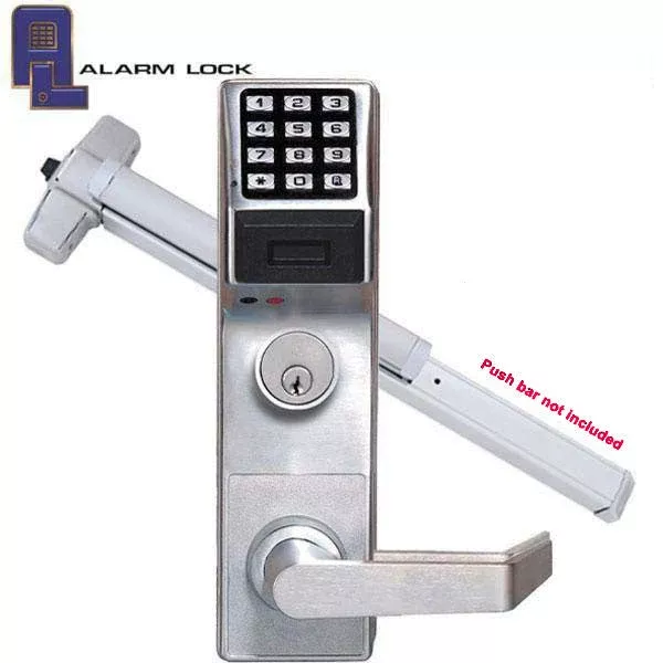 Alarm Lock Trilogy - ETPDLS1G - PROX Panic Exit Trim Keypad Digital Lock w/ Audit Trail- 26D - Satin Chrome