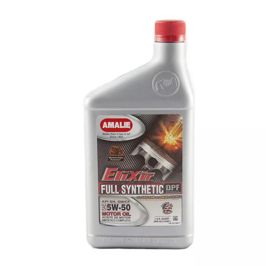 Amalie - Elixir Full Synthetic 5w50 Oil 1Qt