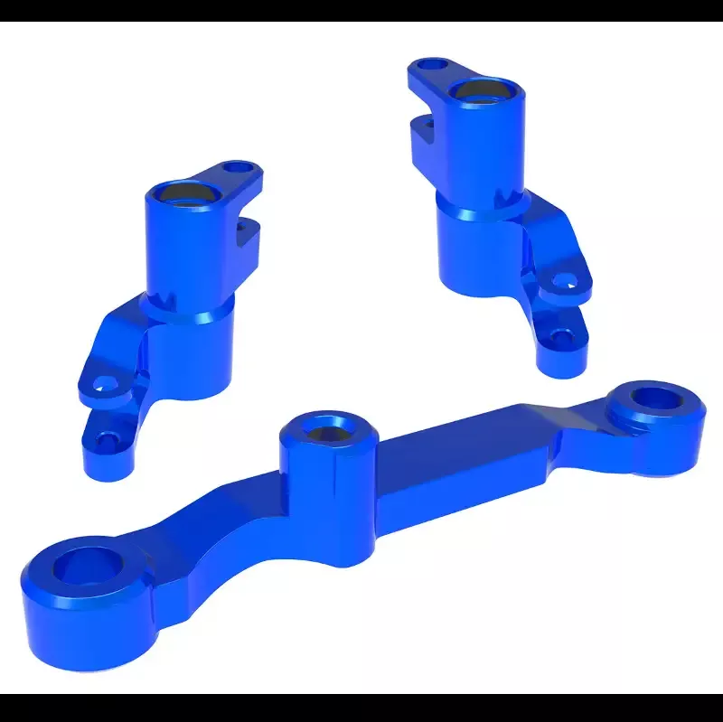 Blue Alum Bellcrank Assembly w/Drag Link:10743-BLUE