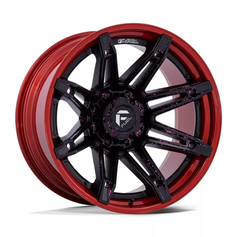 BRAWL 22X12 8X180 124 -44 M-BLK RD