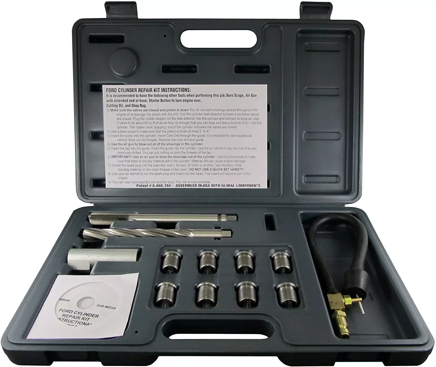 Cal-Van 38900 2-Valve Ford Triton Spark Plug Thread Repair Kit