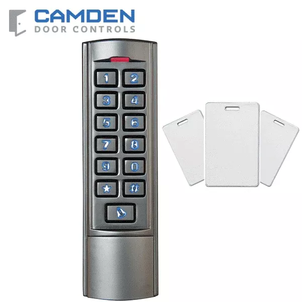 Camden CV-110SPK Standalone PROX Reader & Keypad - 2000 Users - Vandal & Weather Resistant IP68 - 12 VDC
