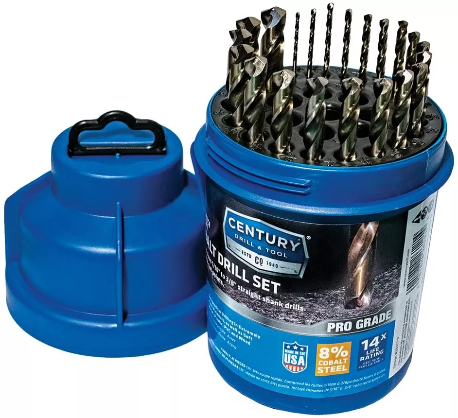 Century Drill & Tool 26232 1/2" Pro Grade Cobalt Drill Bit