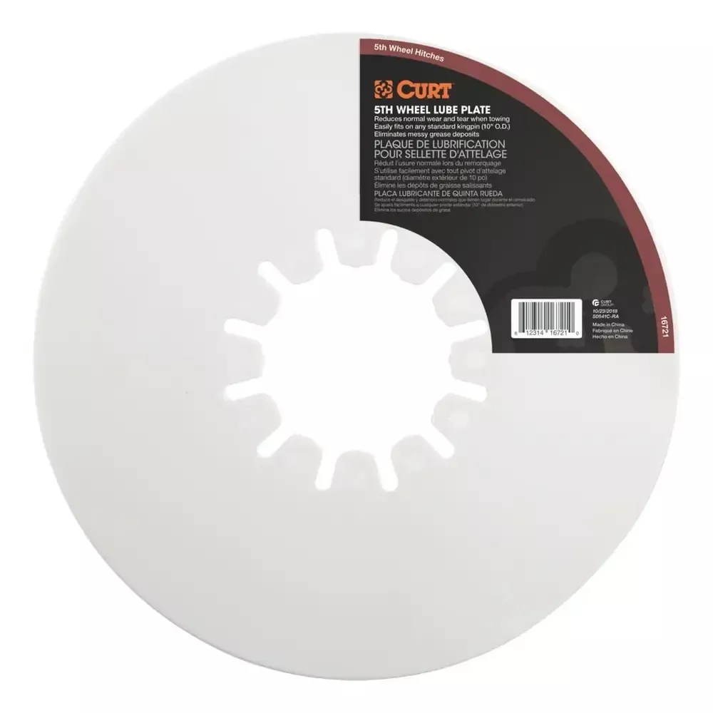 CURT - 10in 5th Wheel Lube Plate