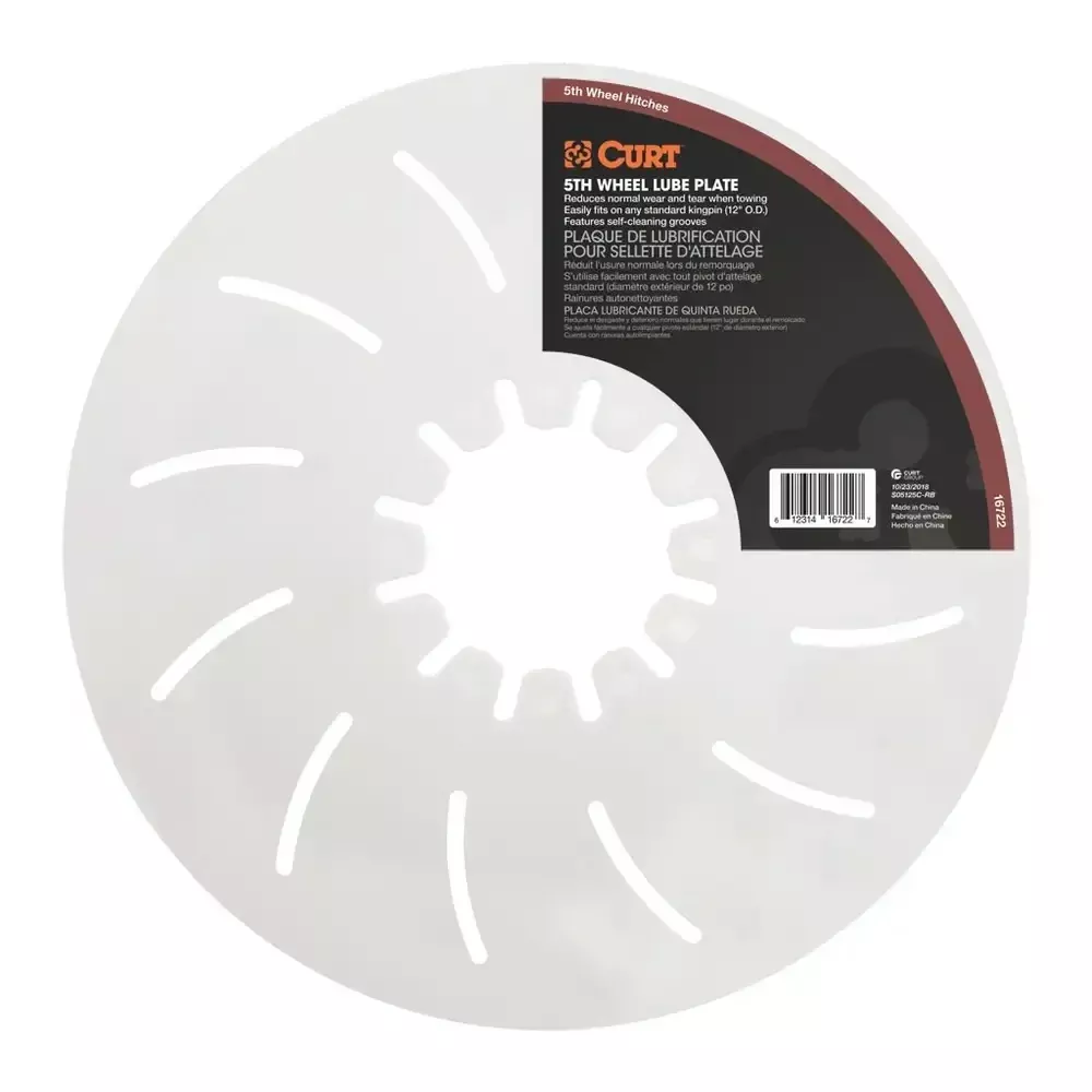 CURT - 12in 5th Wheel Lube Plate