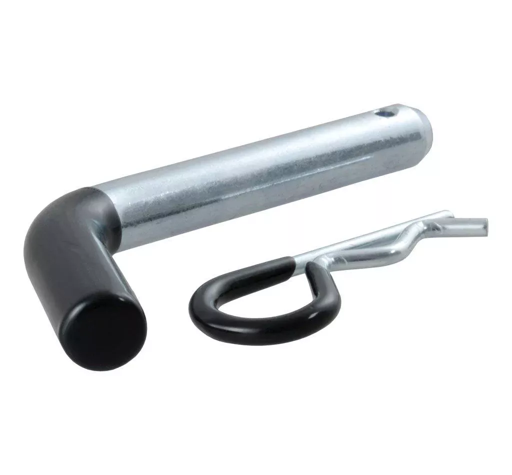 CURT - 5/8in Hitch Pin & Clip Zinc w/Rubber Grip