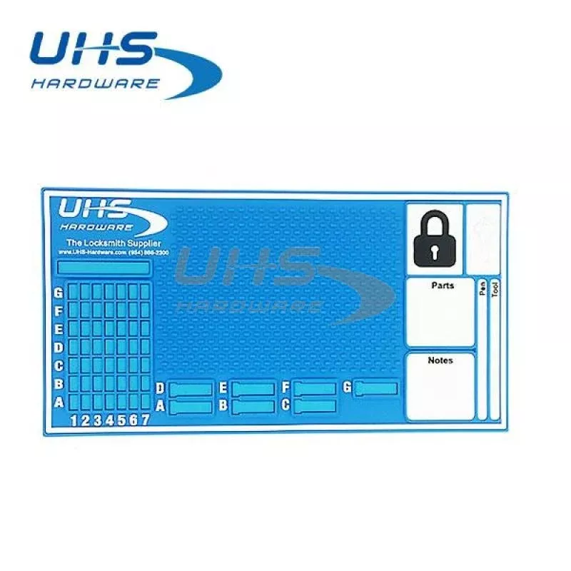Deluxe Rekeying / Locking / Pinning Mat by UHS Hardware (10"x20″)