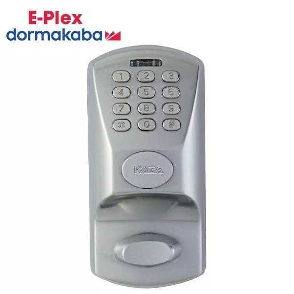 *Discontinued* E-Plex - 1502 - Electronic Pushbutton Keyless Deadbolt Lock - Schlage 'C' - Adjustable Backset - Dark Bronze - Grade 2