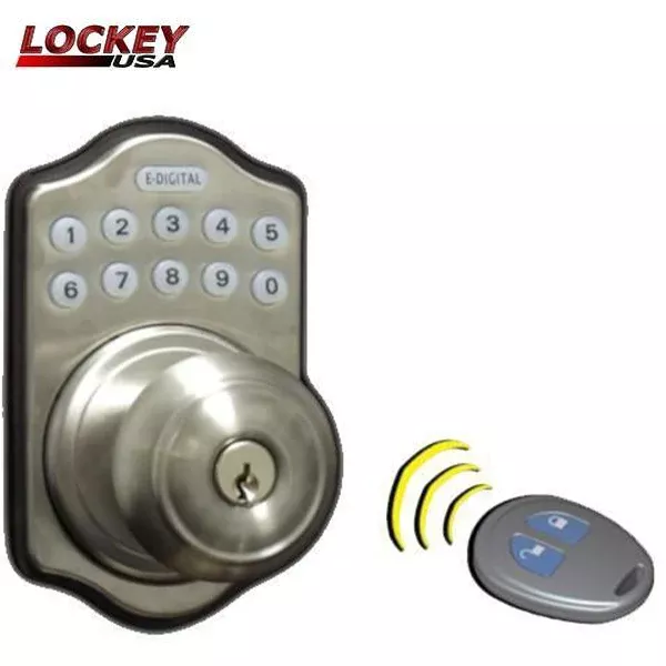 *Discontinued* Lockey - E930R - Digital Electronic Knob Set Lock