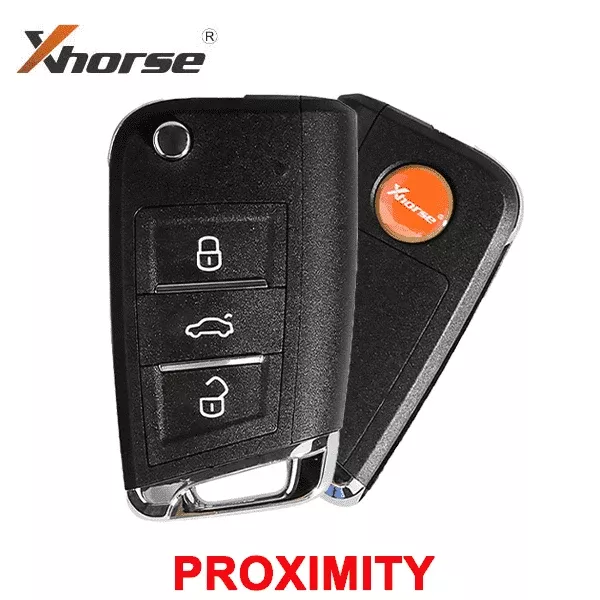 *Discontinued* MQB Style 3-Button Universal Flip Key w/ Proximity Function for VVDI Key Tool (Xhorse)