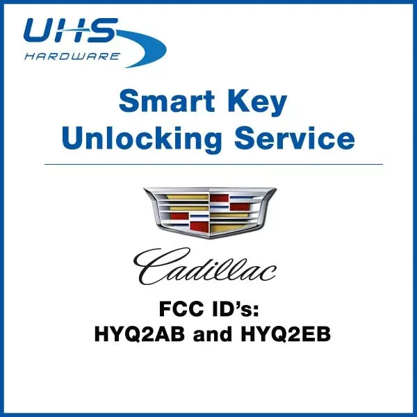 *Discontinued* REMOTE KEY UNLOCKING SERVICE - Cadillac Smart Keys - FCC ID: HYQ2AB and HYQ2EB