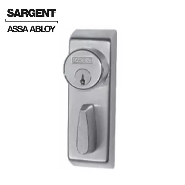 *Discontinued* Sargent - 113 Auxiliary Outside Control Trim - for 8400/8600 Exit Devices - Satin Stainless Steel -Classroom