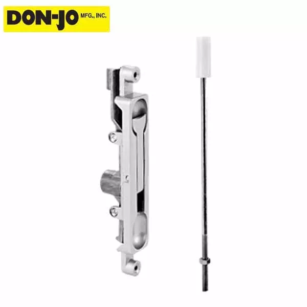 Don-Jo - Aluminum Door Flush Bolt - Silver (1550 - 1/8)
