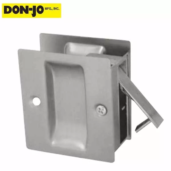 Don-Jo - Pocket Door Lock - Silver (PDL-100-625)