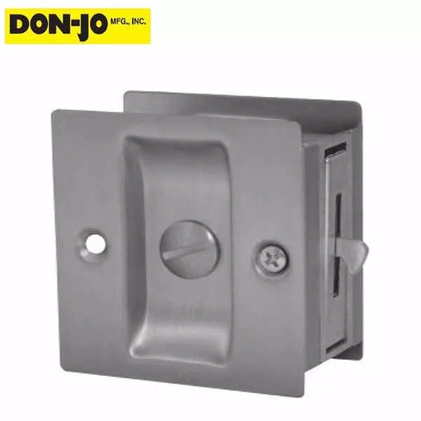 Don-jo - Pocket Door Lock - silver(PDL-101-625)