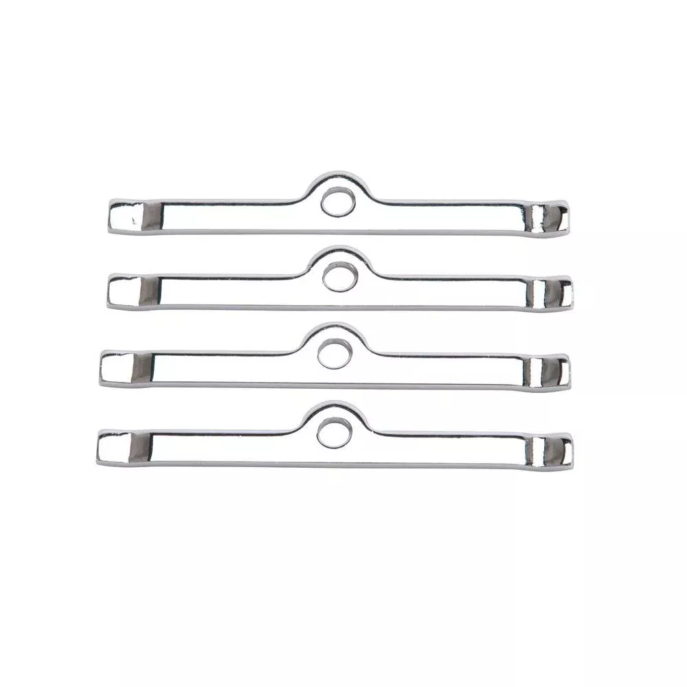 Edelbrock - Chrome V/C Hold-Down Tabs - 4pcs.