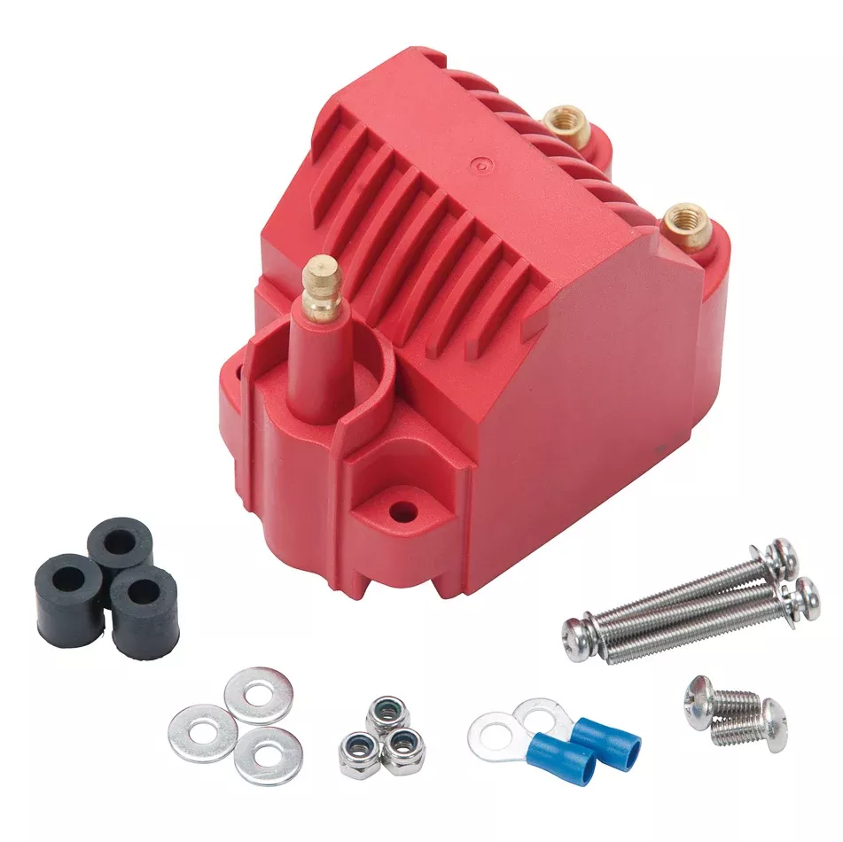 Edelbrock - Max-Fire Ignition Coil Universal Dome Style Red