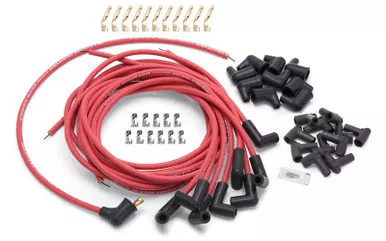 Edelbrock - Max Fire Plug Wire Set w/HEI 90 Degree Red