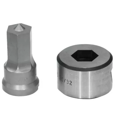 Edwards PDH3/4 3/4" Hex Punch & Die Set with Key-Way