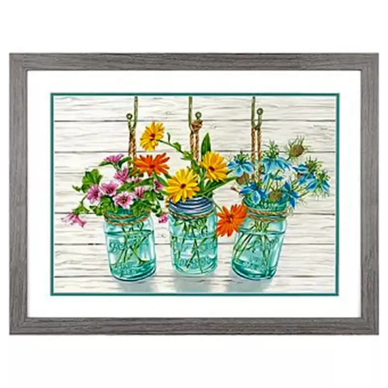 Flowering Jars Paint By Number 20″*14″