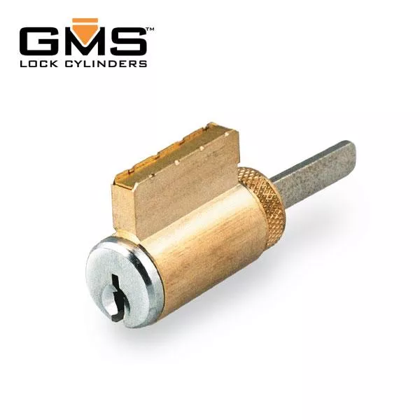 GMS KIK Cylinder w/ Multi-Tailpiece - 6-Pin - US26D - Satin Chrome