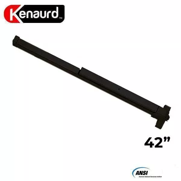 Heavy Duty Panic Bar - Exit Device - Grade 1 - Black Finish - 42"