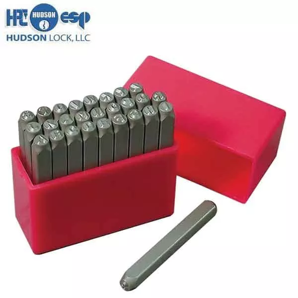 HPC - Die Stamp Letter Set -3/32" - for the HPC SA-7 Stamp Aligner
