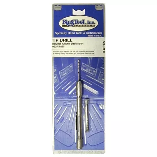 King Tool KTDC 12pc Tip Drill Set #52-74