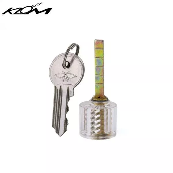 KLOM Transparent 5 Pin Rim Cylinder Practice Lock