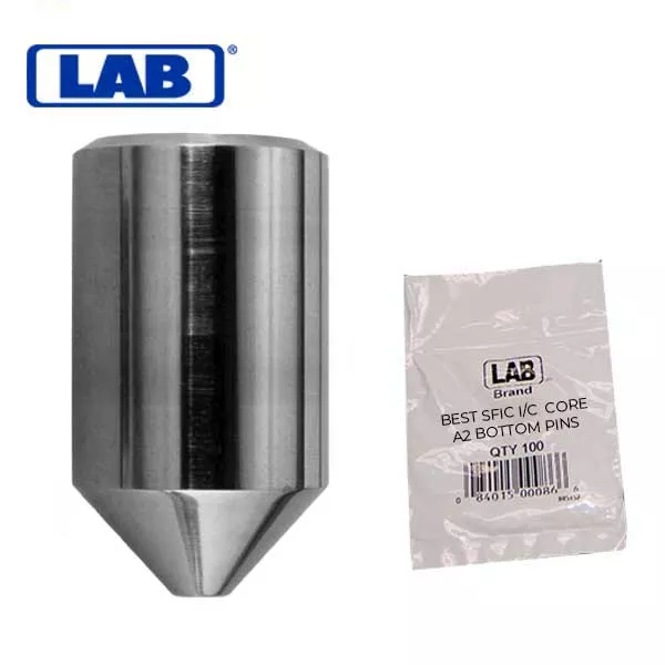 LAB - BEST A2 Bottom Pins - SFIC - I/C Core - PolyBag Pack of 100