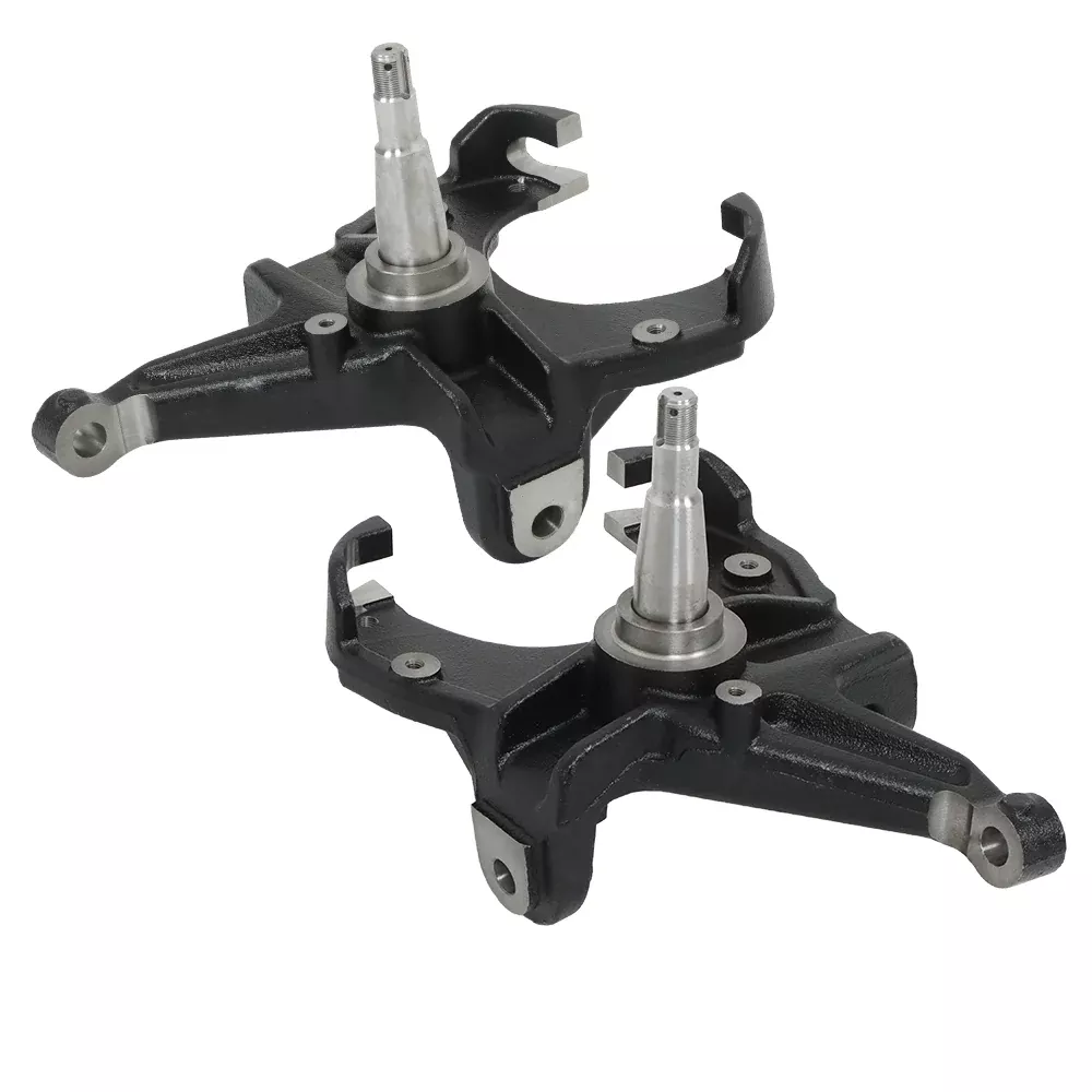 Labwork 2.5" Front Drop Spindles Lowering Kit w/ 1.25" Rotor For 73-87 Chevy C10