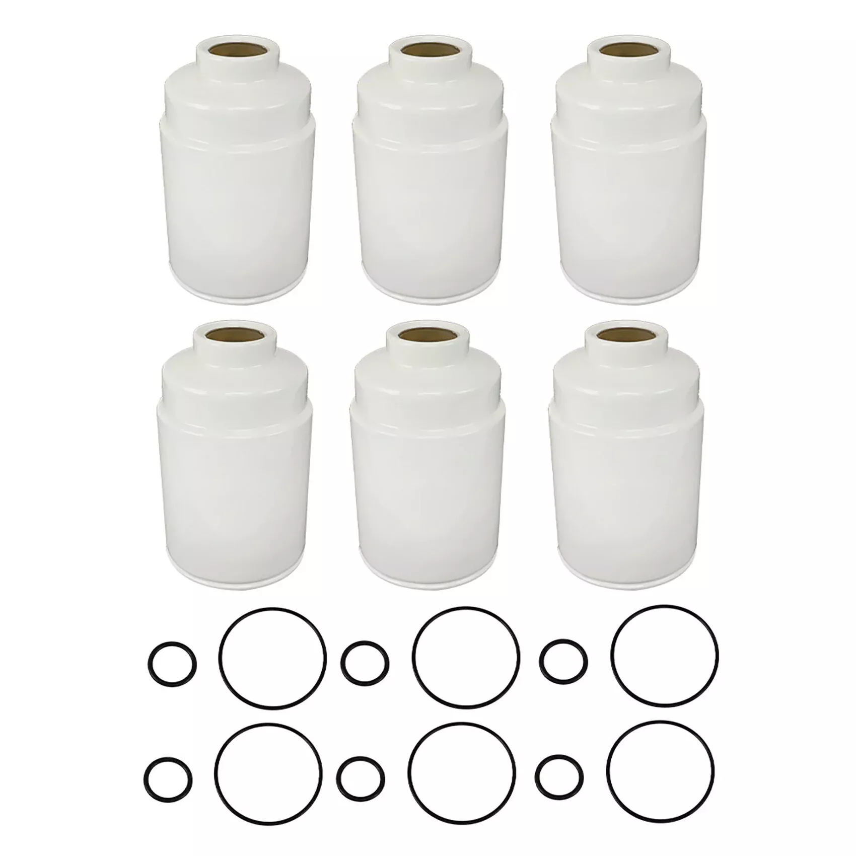 labwork 6 PCS Diesel Fuel Filter TP3012 TP3012F TP3018 Replacement for Chevry GMC Duramax Diesel engines 2001-2016 6.6L V8