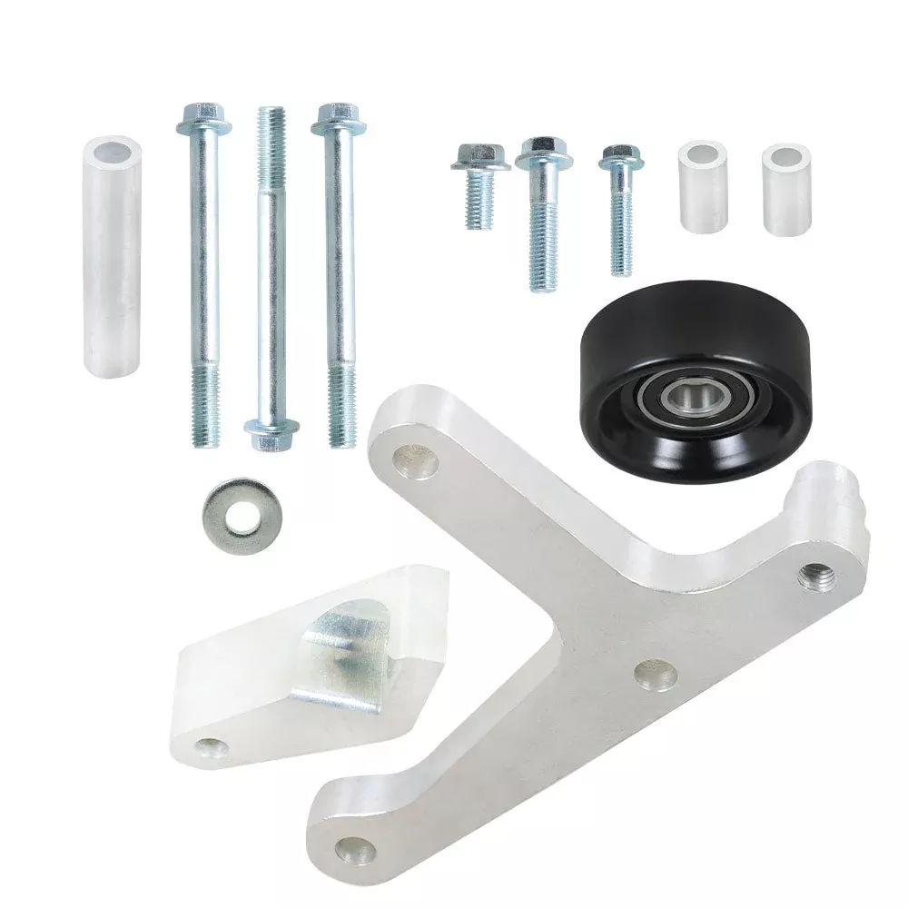 Labwork Alternator Bracket Low Mount F Body W/ Rear brace for LS1 Camaro