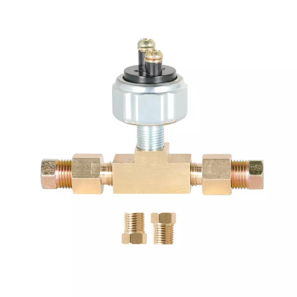 Labwork Hydraulic Brake Light Switch In Line Universal ABS Metal Low Pressure