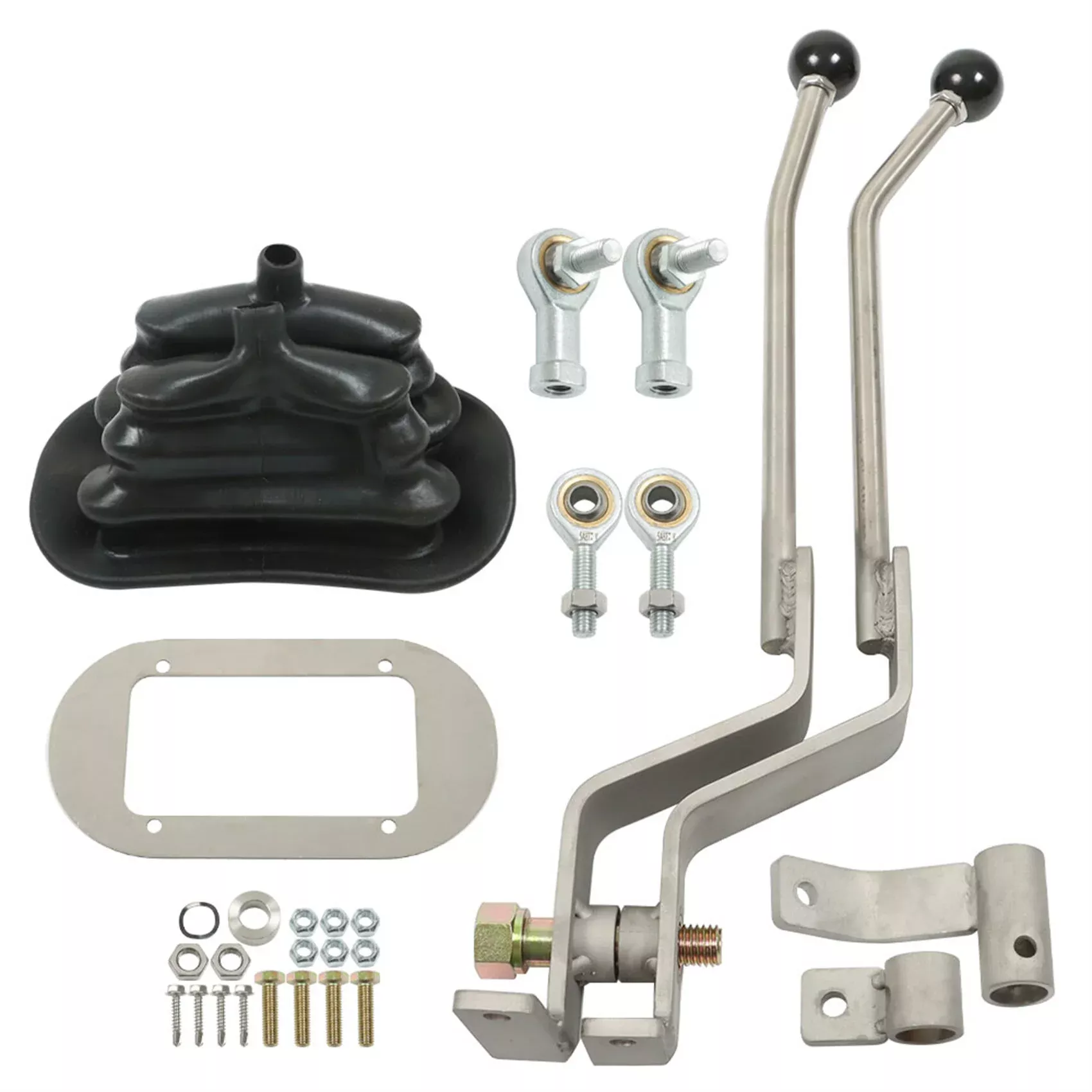 labwork Stainless Steel Twin-Stick Shifter Replacement for GM NP205 Transfer Case