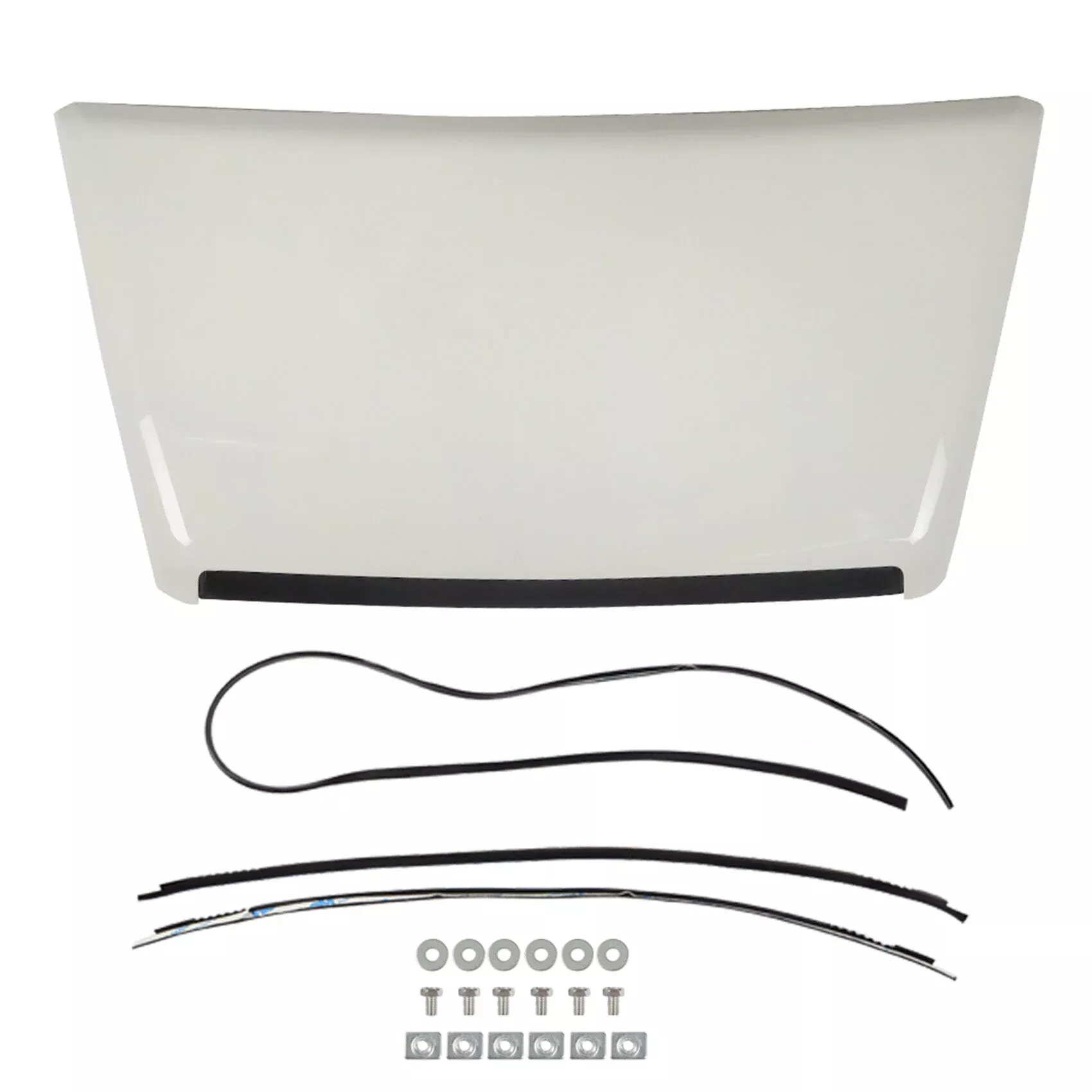labwork White Hood Scoop Bulge Replacement for Toyota Tundra 5.7L TRD Pro and TRD Sport Style 2014-2021 7618134900 76183-34010