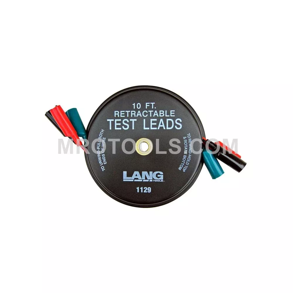 Lang 1129 Retractable Test Leads 3 Leads x 10 Feet